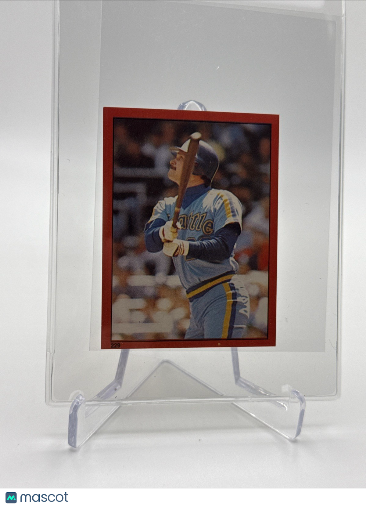 1982 O-Pee-Chee Stickers Richie Zisk Baseball Card #229 NM-MT FREE SHIPPING