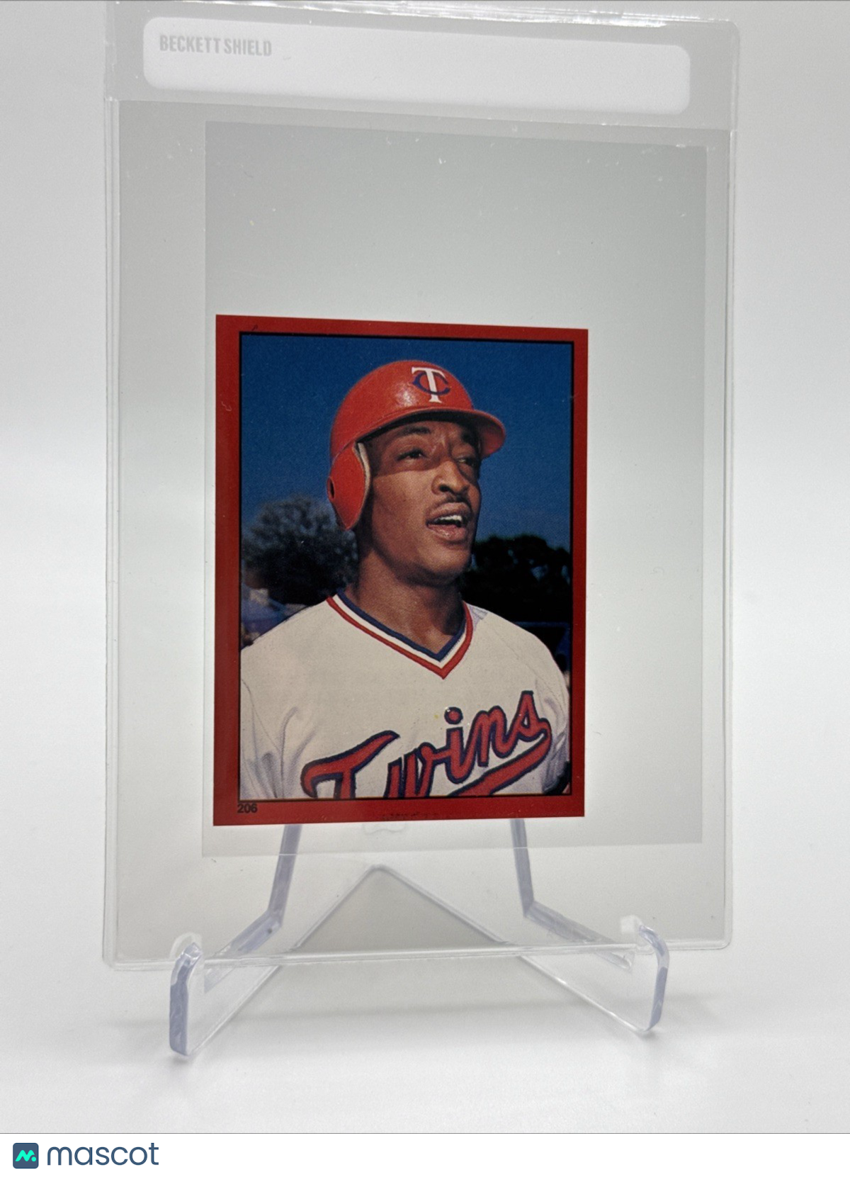 1982 O-Pee-Chee Stickers Hosken Powell Baseball Card #206 NM-MT FREE SHIPPING