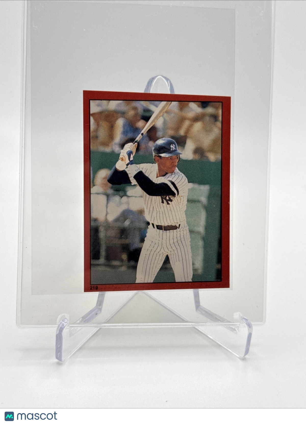 1982 O-Pee-Chee Stickers Willie Randolph Baseball Card #219 NM-MT FREE SHIPPING