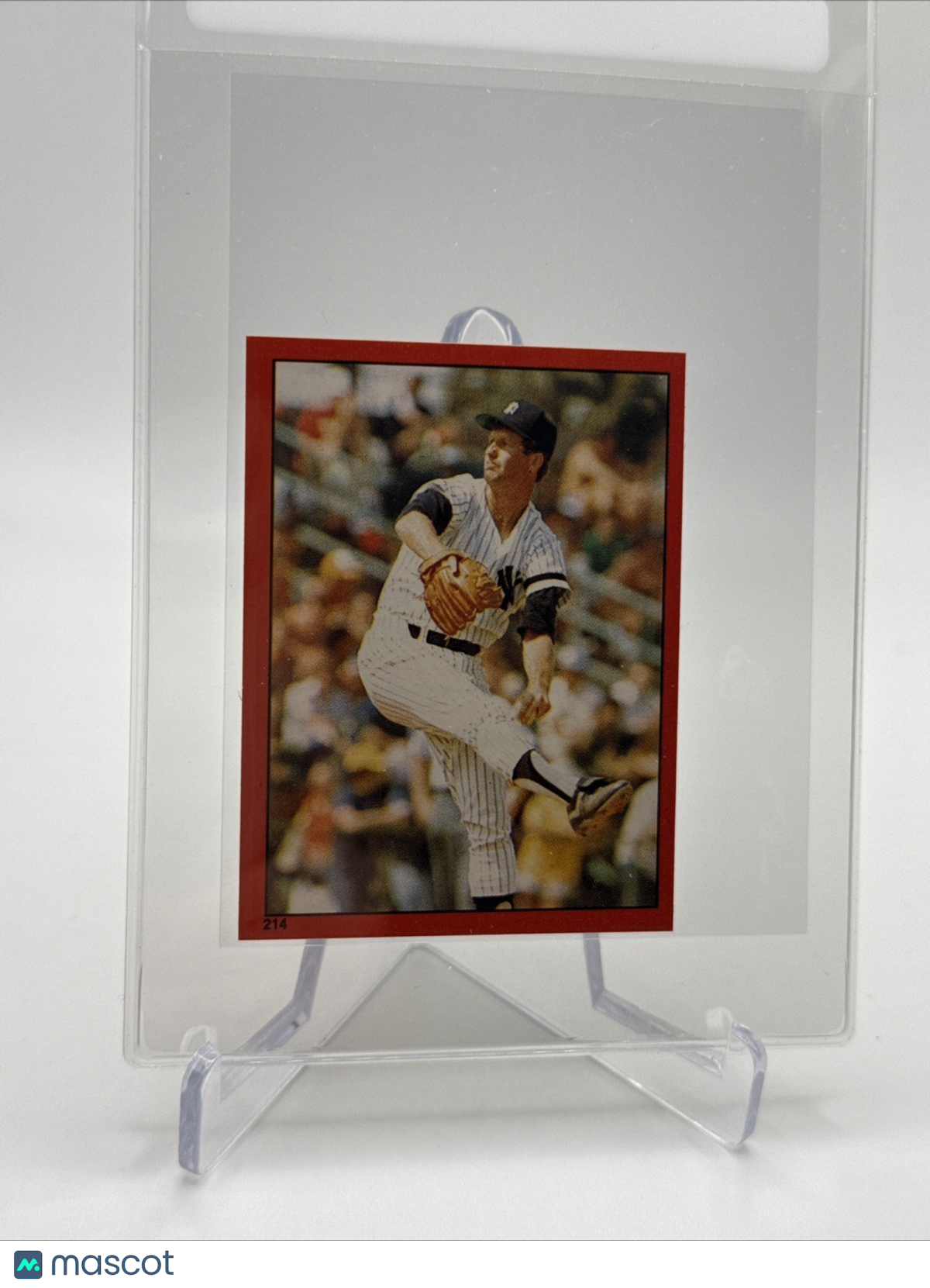 1982 O-Pee-Chee Stickers Tommy John Baseball Card #214 NM-MT FREE SHIPPING