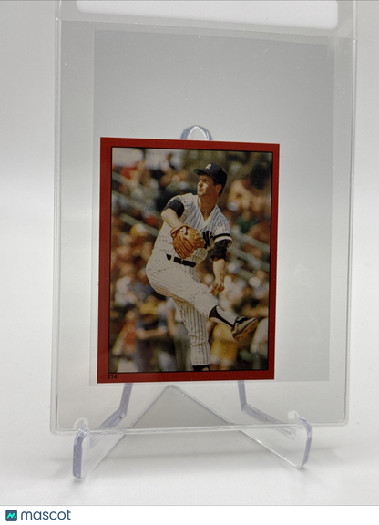 1982 O-Pee-Chee Stickers Tommy John Baseball Card #214 NM-MT FREE SHIPPING