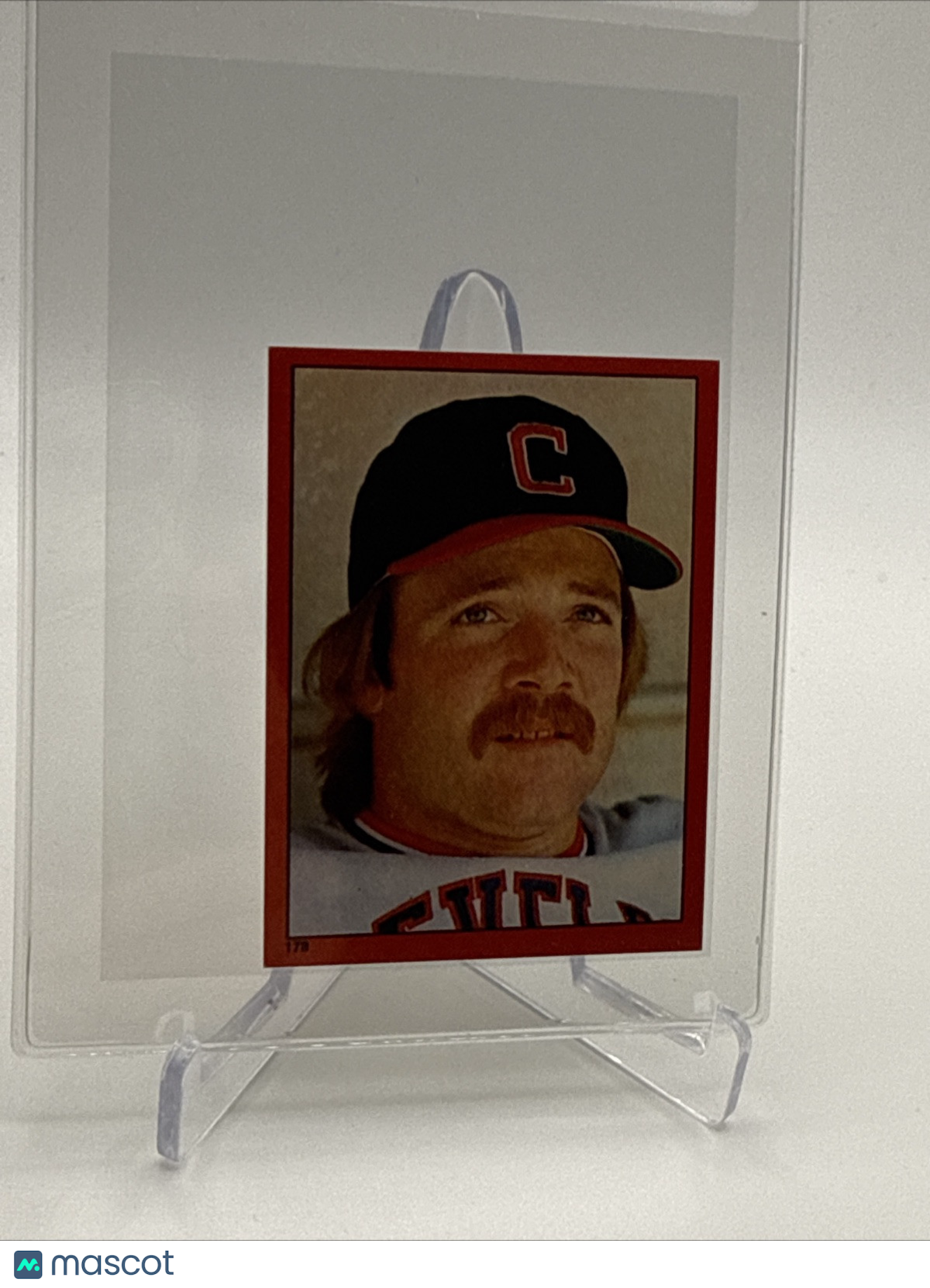 1982 O-Pee-Chee Stickers Len Barker Baseball Card #178 NM-MT FREE SHIPPING