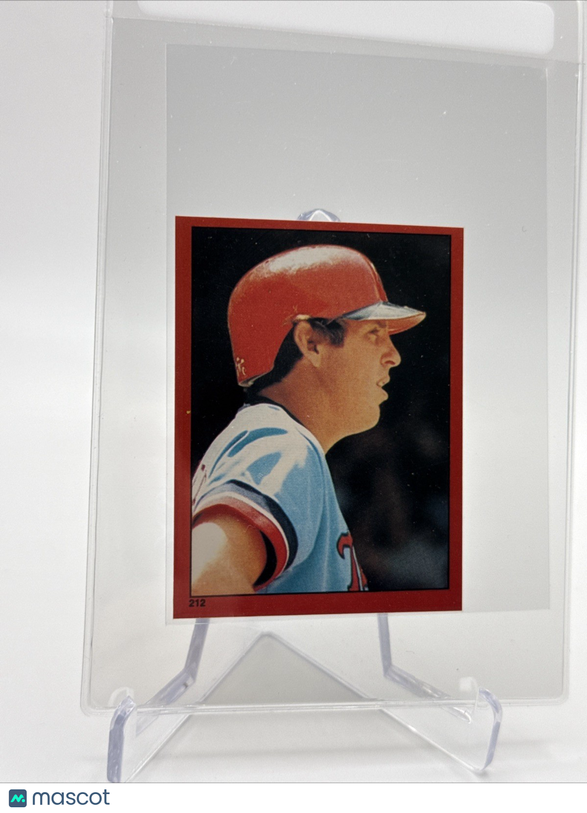 1982 O-Pee-Chee Stickers Mickey Hatcher Baseball Card #212 NM-MT FREE SHIPPING
