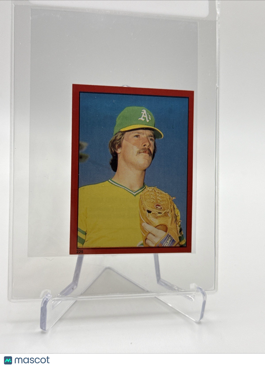 1982 O-Pee-Chee Stickers Matt Keough Baseball Card #225 NM-MT FREE SHIPPING