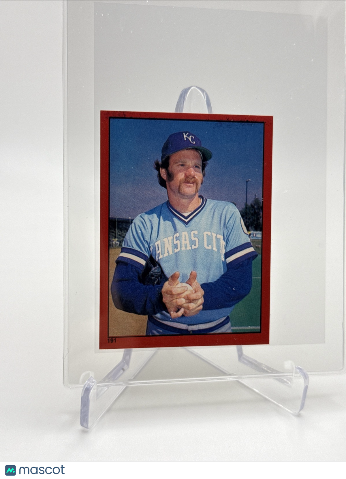 1982 O-Pee-Chee Stickers Dennis Leonard Baseball Card #191 NM-MT FREE SHIPPING