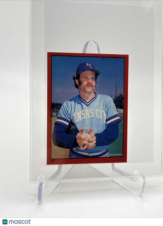 1982 O-Pee-Chee Stickers Dennis Leonard Baseball Card #191 NM-MT FREE SHIPPING