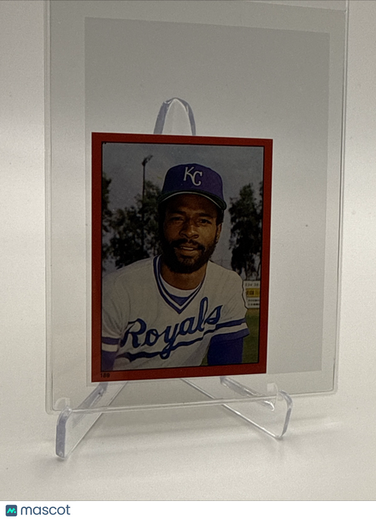 1982 O-Pee-Chee Stickers Willie Wilson Baseball Card #189 NM-MT FREE SHIPPING