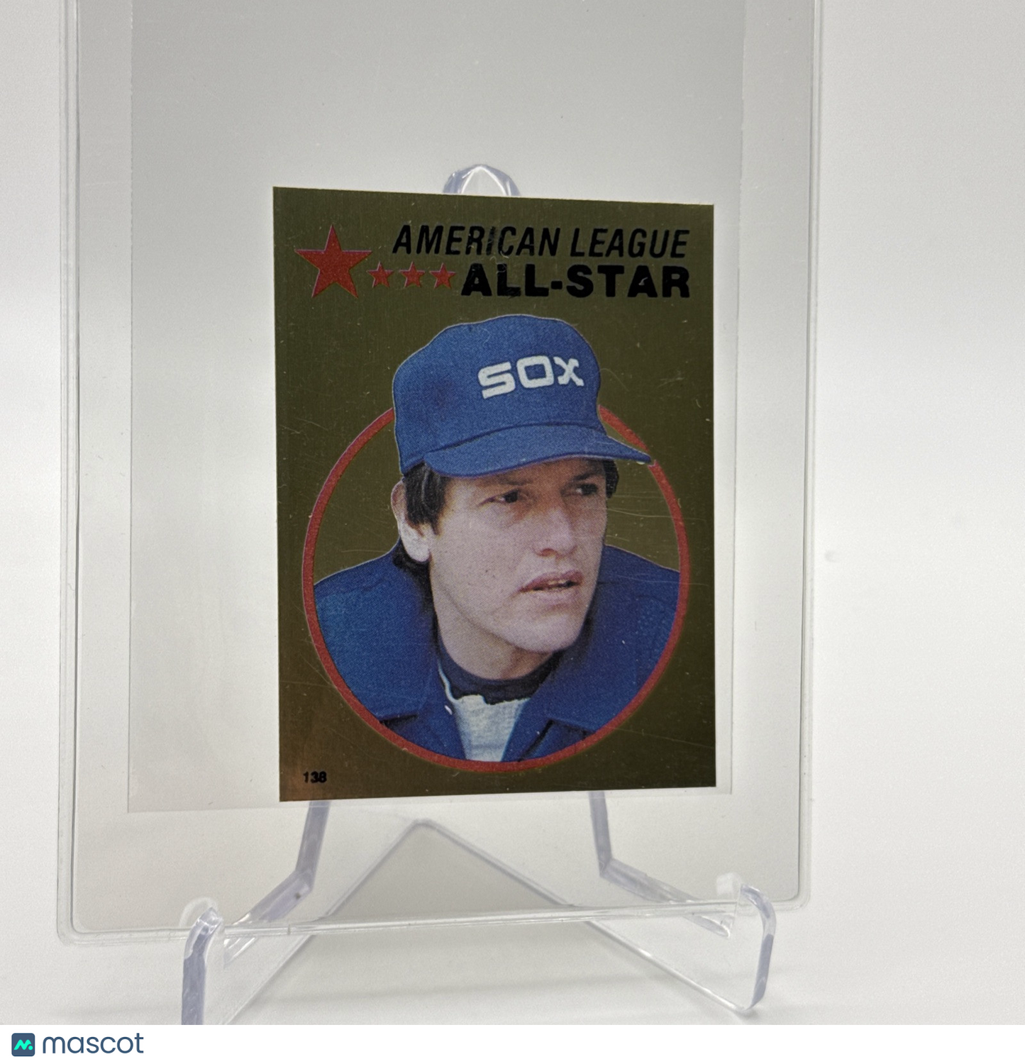 1982 O-Pee-Chee Stickers Carlton Fisk FOIL Card #138 NM-MT FREE SHIPPING