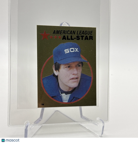 1982 O-Pee-Chee Stickers Carlton Fisk FOIL Card #138 NM-MT FREE SHIPPING