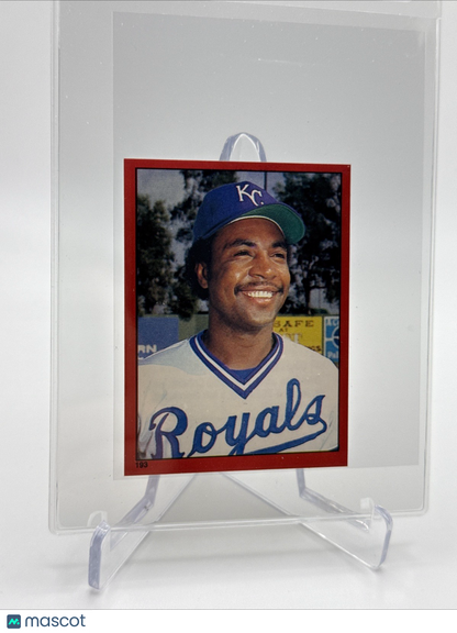 1982 O-Pee-Chee Stickers Frank White Baseball Card #193 NM-MT FREE SHIPPING
