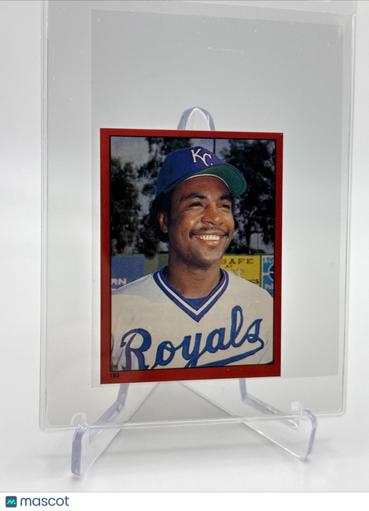 1982 O-Pee-Chee Stickers Frank White Baseball Card #193 NM-MT FREE SHIPPING