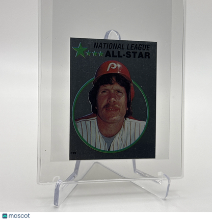 1982 O-Pee-Chee Stickers Mike Schmidt FOIL Card #123 NM-MT FREE SHIPPING