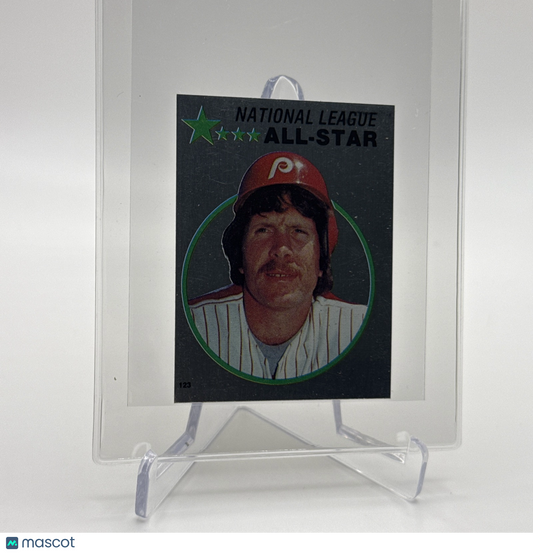1982 O-Pee-Chee Stickers Mike Schmidt FOIL Card #123 NM-MT FREE SHIPPING