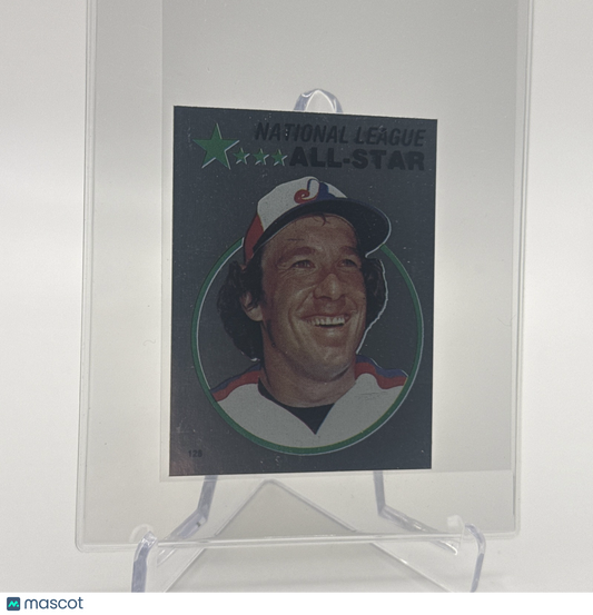 1982 O-Pee-Chee Stickers Gary Carter FOIL Baseball Card #128 NM-MT FREE SHIPPING