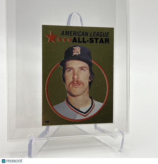 1982 O-Pee-Chee Stickers Jack Morris FOIL Card #139 NM-MT FREE SHIPPING