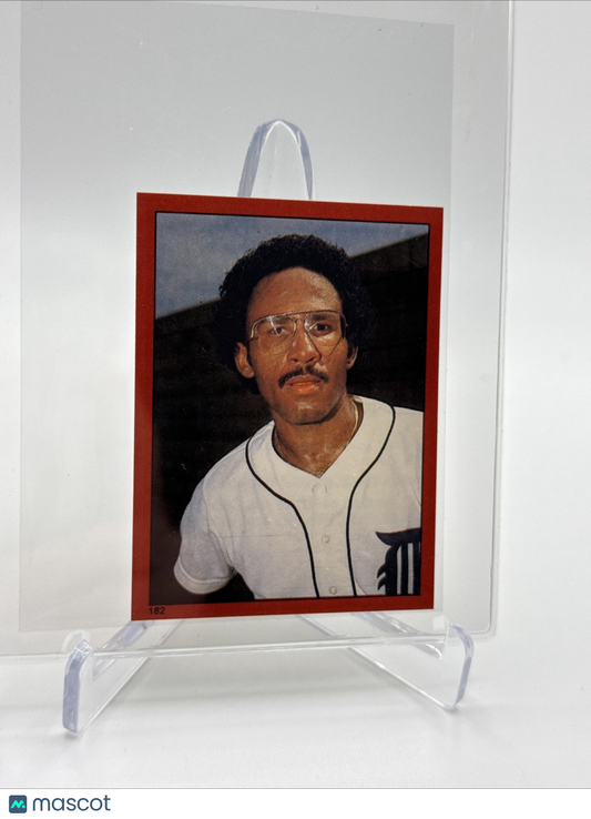 1982 O-Pee-Chee Stickers Al Cowens Baseball Card #182 NM-MT FREE SHIPPING