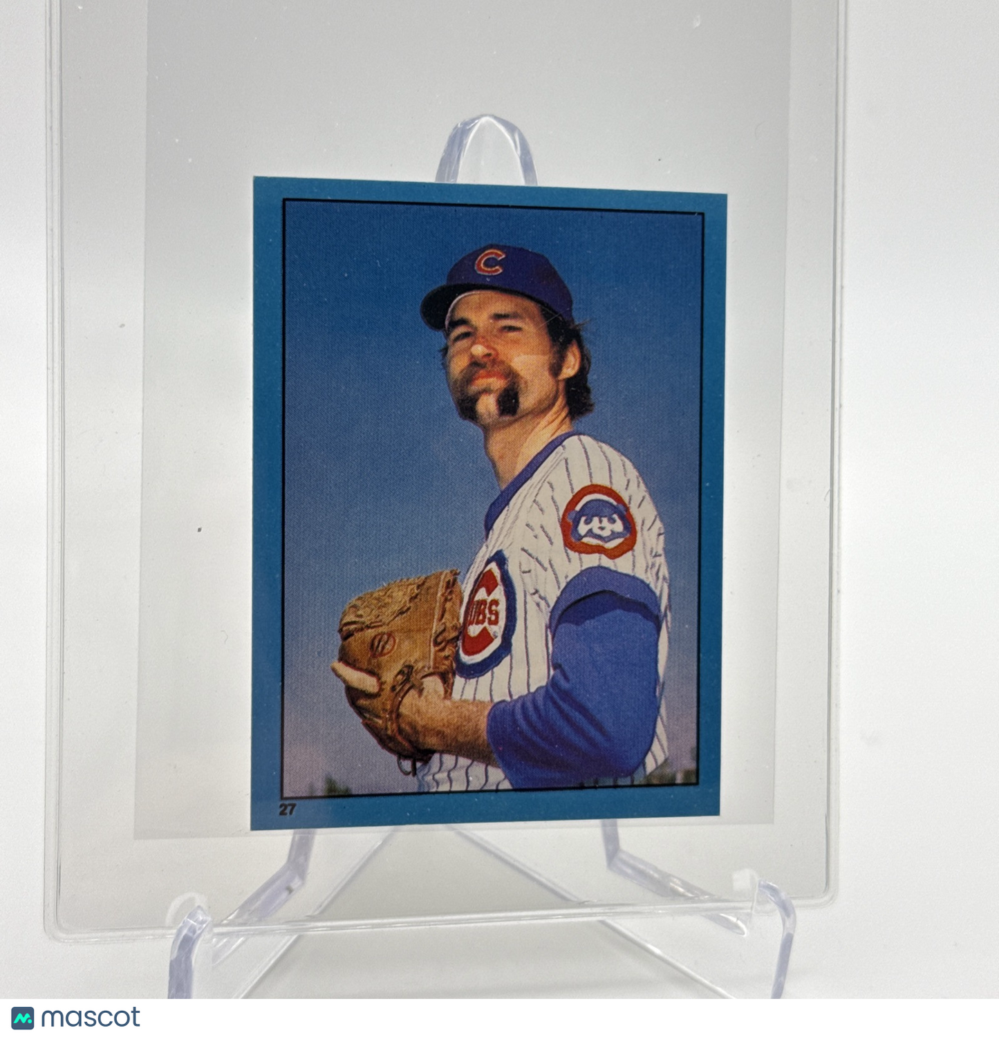 1982 O-Pee-Chee Stickers Dick Tidrow Baseball Card #27 NM-MT FREE SHIPPING