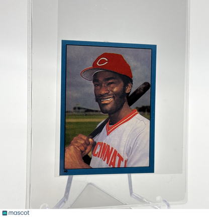 1982 O-Pee-Chee Stickers George Foster Baseball Card #40 NM-MT FREE SHIPPING