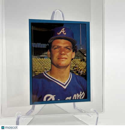 1982 O-Pee-Chee Stickers Bruce Benedict Baseball Card #21 NM-MT FREE SHIPPING