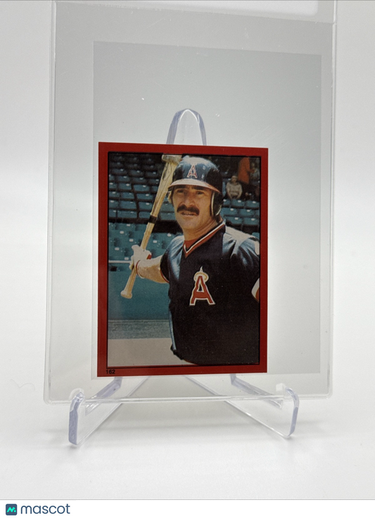 1982 O-Pee-Chee Stickers Bob Grich Baseball Card #162 NM-MT FREE SHIPPING