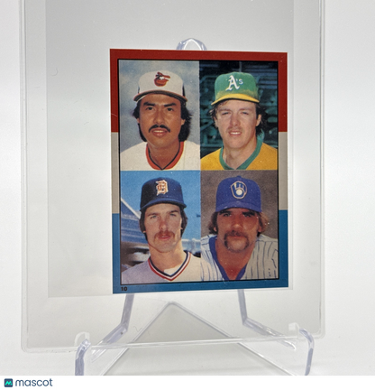 1982 O-Pee-Chee Sticker Martinez/McCatty/Morris/Vuckovich#10 NM-MT FREE SHIPPING