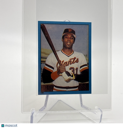 1982 O-Pee-Chee Stickers Larry Herndon Baseball Card #109 NM-MT FREE SHIPPING