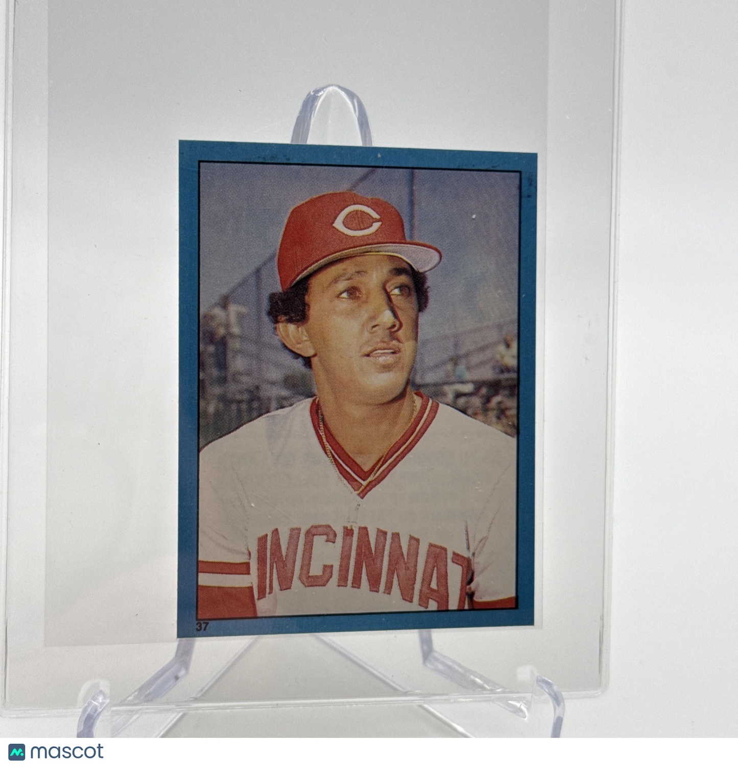 1982 O-Pee-Chee Stickers Dave Concepcion Baseball Card #37 NM-MT FREE SHIPPING