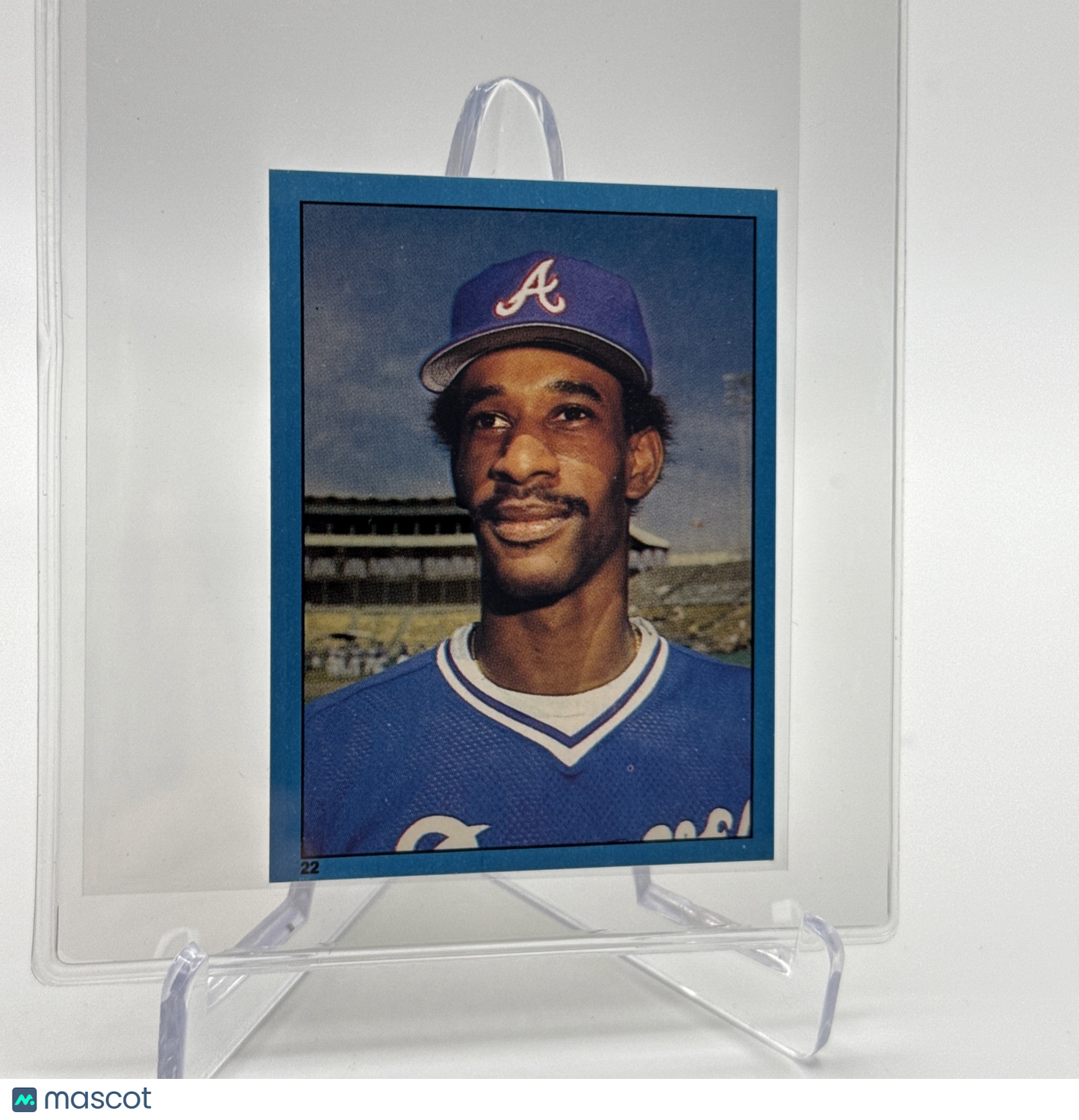 1982 O-Pee-Chee Stickers Claudell Washington Card #22 NM-MT FREE SHIPPING