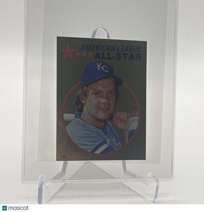 1982 O-Pee-Chee Stickers George Brett FOIL Card #133 NM-MT FREE SHIPPING