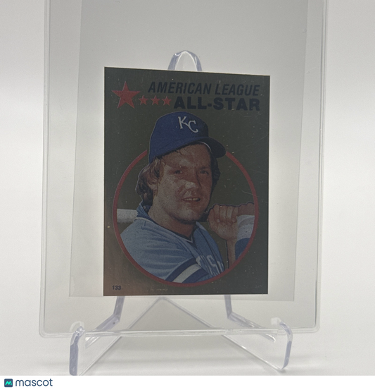 1982 O-Pee-Chee Stickers George Brett FOIL Card #133 NM-MT FREE SHIPPING