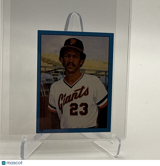 1982 O-Pee-Chee Stickers Enos Cabell Baseball Card #105 NM-MT FREE SHIPPING