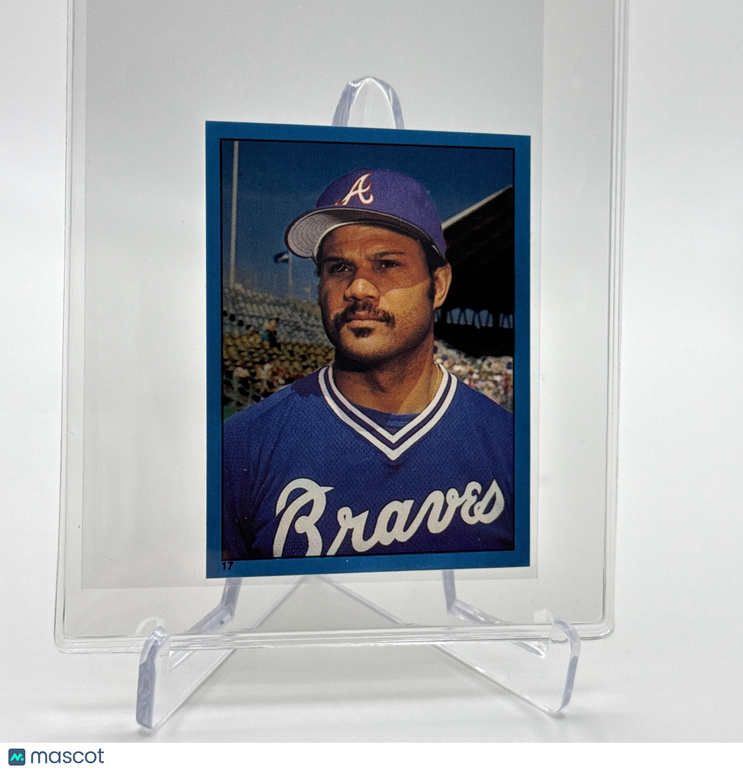 1982 O-Pee-Chee Stickers Chris Chambliss Baseball Card #17 NM-MT FREE SHIPPING