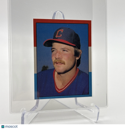 1982 O-Pee-Chee Stickers Len Barker Card #12 NM-MT FREE SHIPPING