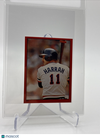 1982 O-Pee-Chee Stickers Toby Harrah Baseball Card #177 NM-MT FREE SHIPPING