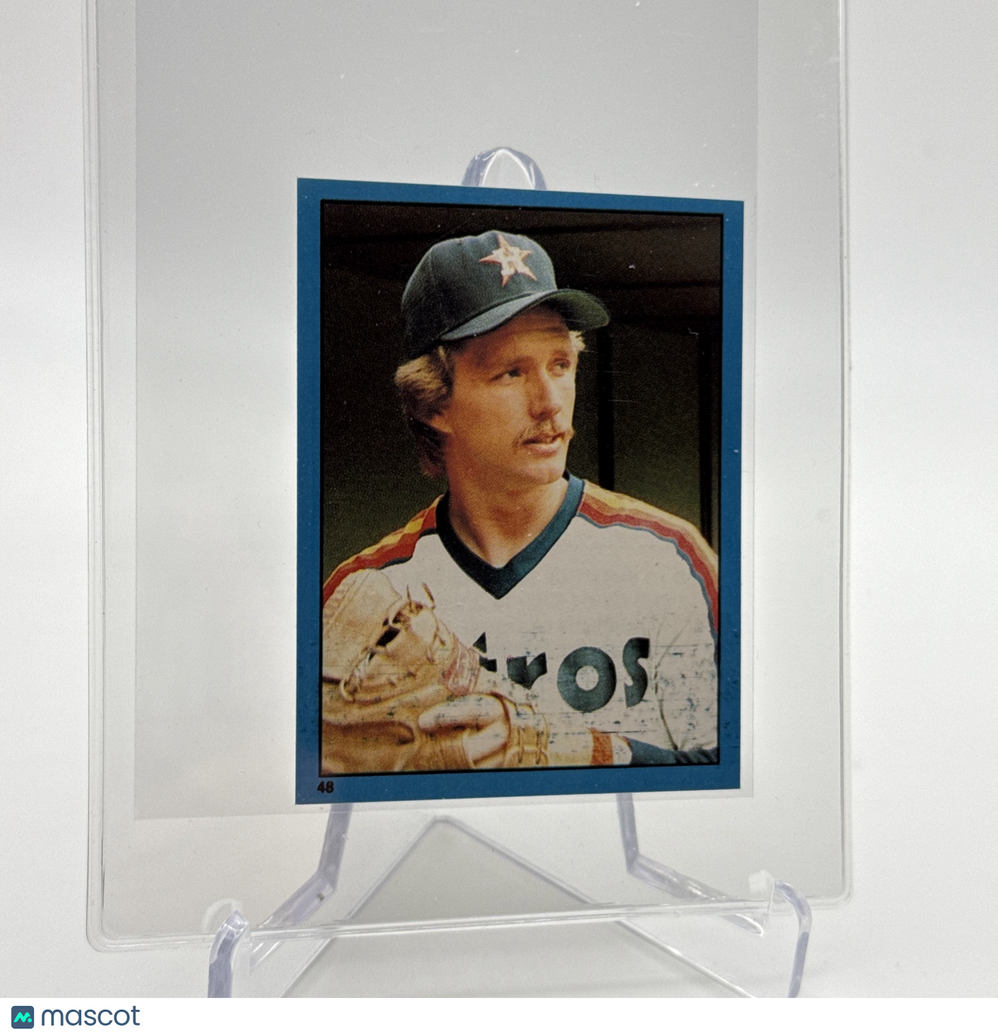 1982 O-Pee-Chee Stickers Alan Ashby Baseball Card #48 NM-MT FREE SHIPPING
