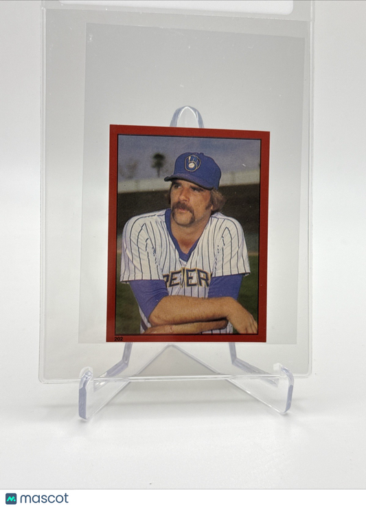 1982 O-Pee-Chee Stickers Pete Vuckovich Baseball Card #202 NM-MT FREE SHIPPING