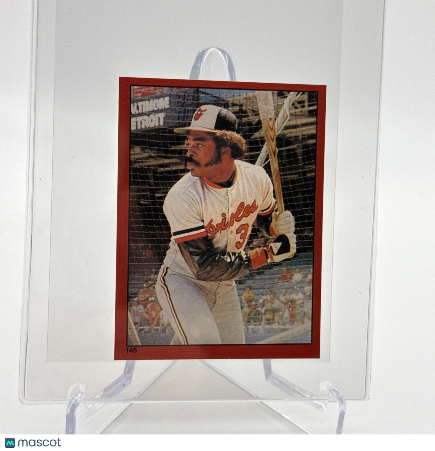 1982 O-Pee-Chee Stickers Eddie Murray Baseball Card #145 NM-MT FREE SHIPPING