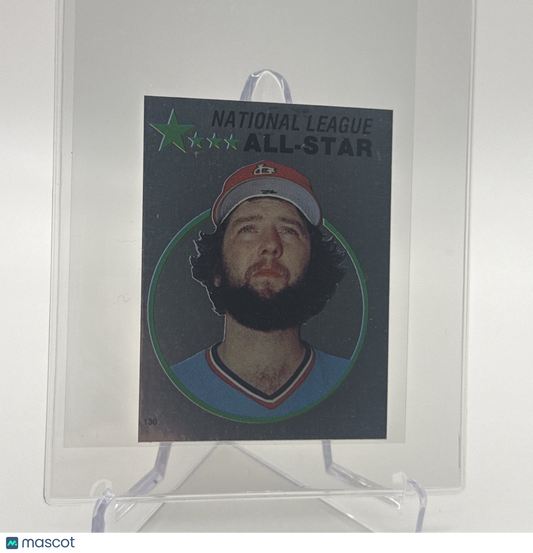 1982 O-Pee-Chee Stickers Bruce Sutter FOIL Card #130 NM-MT FREE SHIPPING