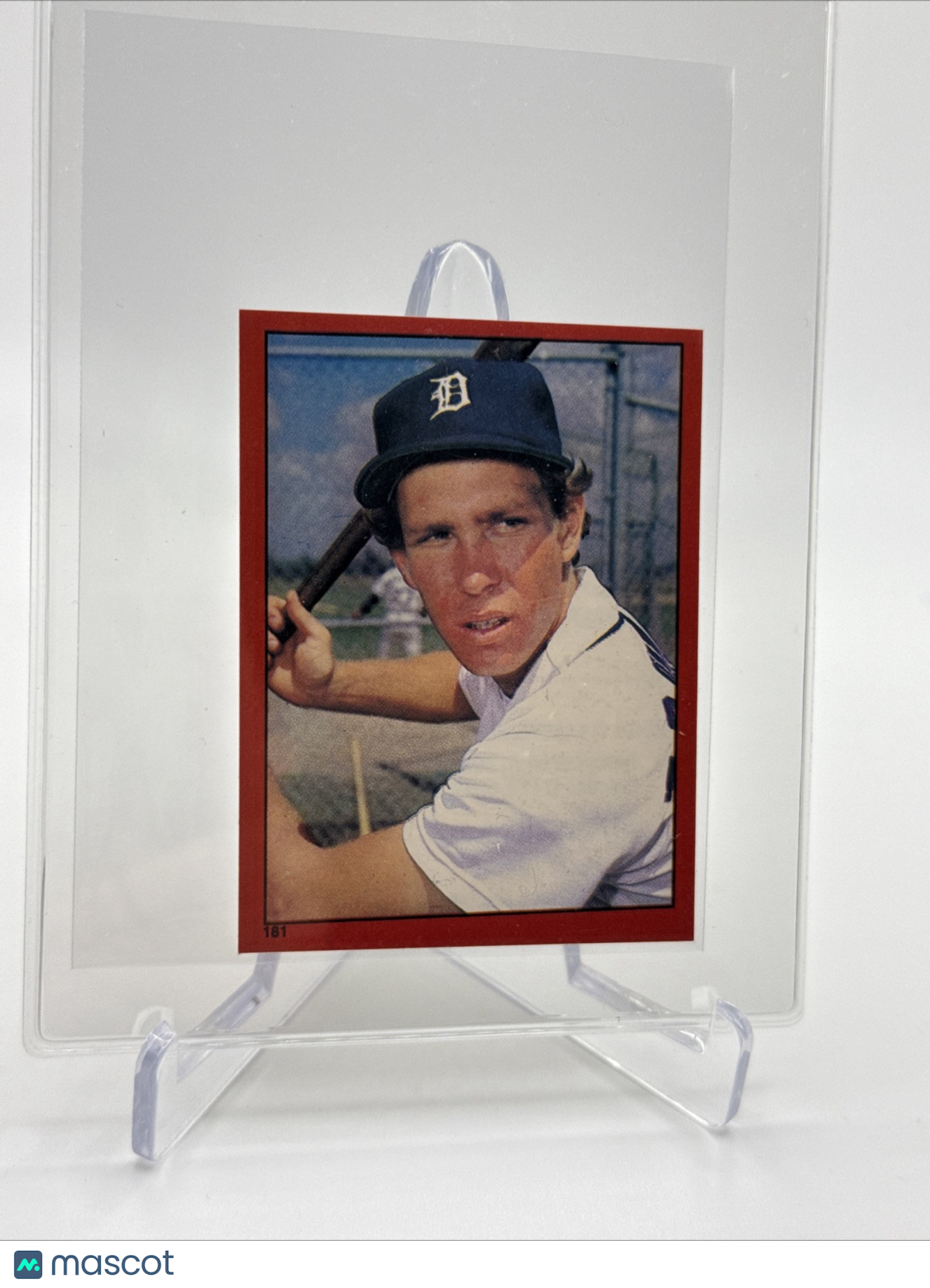 1982 O-Pee-Chee Stickers Alan Trammell Baseball Card #181 NM-MT FREE SHIPPING