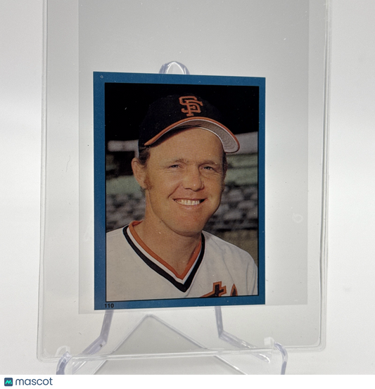 1982 O-Pee-Chee Stickers Milt May Baseball Card #110 NM-MT FREE SHIPPING