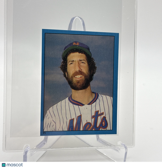 1982 O-Pee-Chee Stickers Pat Zachry Baseball Card #71 NM-MT FREE SHIPPING