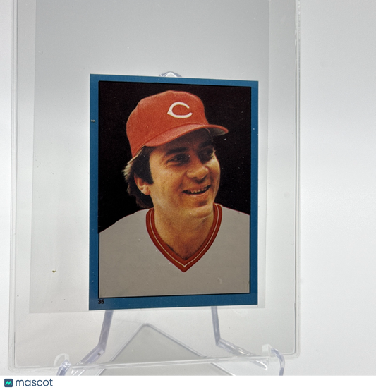 1982 O-Pee-Chee Stickers Johnny Bench Baseball Card #35 NM-MT FREE SHIPPING