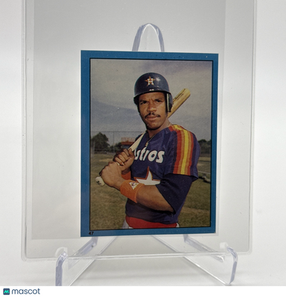 1982 O-Pee-Chee Stickers Cesar Cedeno Baseball Card #47 NM-MT FREE SHIPPING