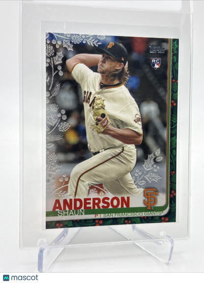 2019 Topps HOLIDAY METALLIC Shaun Anderson RC #HW172 Mint FREE SHIPPING