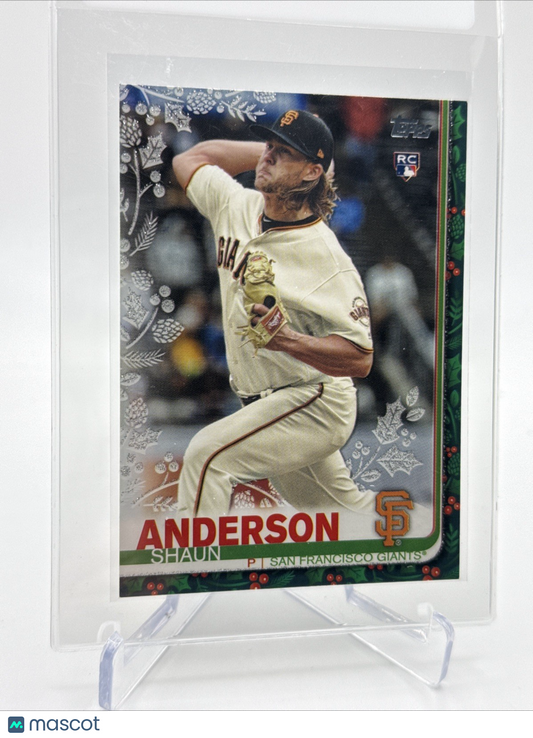 2019 Topps HOLIDAY METALLIC Shaun Anderson RC #HW172 Mint FREE SHIPPING