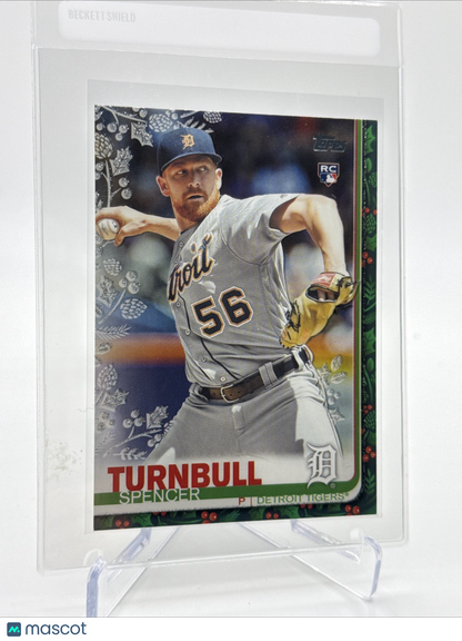 2019 Topps HOLIDAY METALLIC Spencer Turnbull RC #HW49 Mint FREE SHIPPING