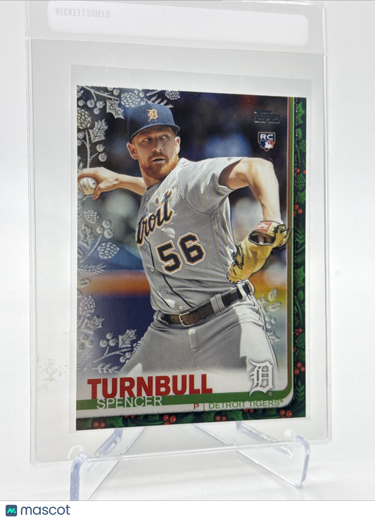 2019 Topps HOLIDAY METALLIC Spencer Turnbull RC #HW49 Mint FREE SHIPPING