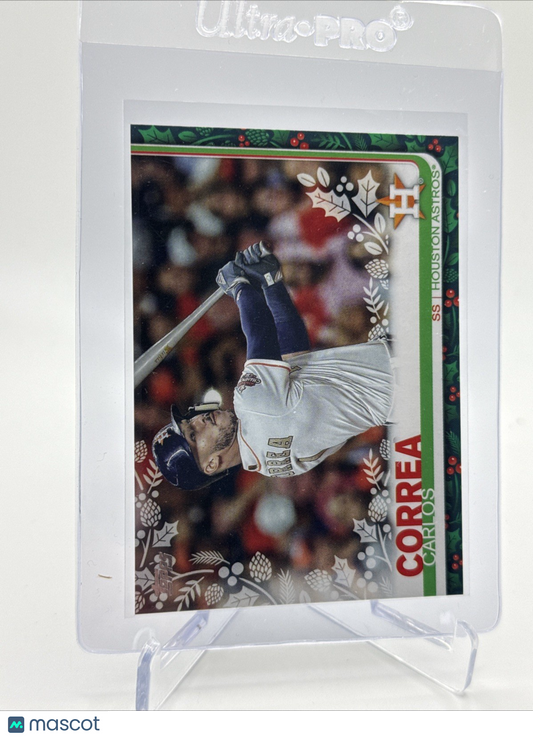 2019 Topps HOLIDAY Carlos Correa Baseball Card #HW136 Mint FREE SHIPPING