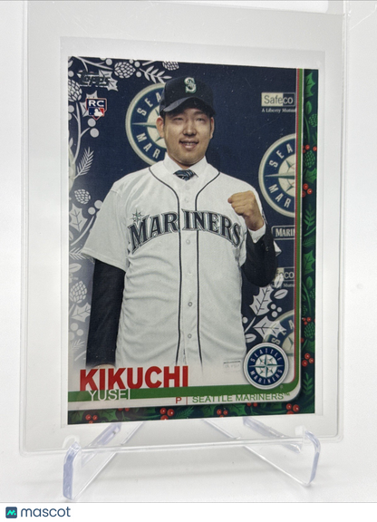 2019 Topps HOLIDAY Yusei Kikuchi Rookie Baseball Card #HW19 Mint FREE SHIPPING