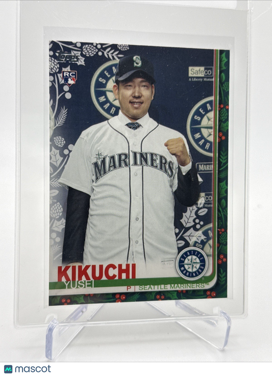 2019 Topps HOLIDAY Yusei Kikuchi Rookie Baseball Card #HW19 Mint FREE SHIPPING